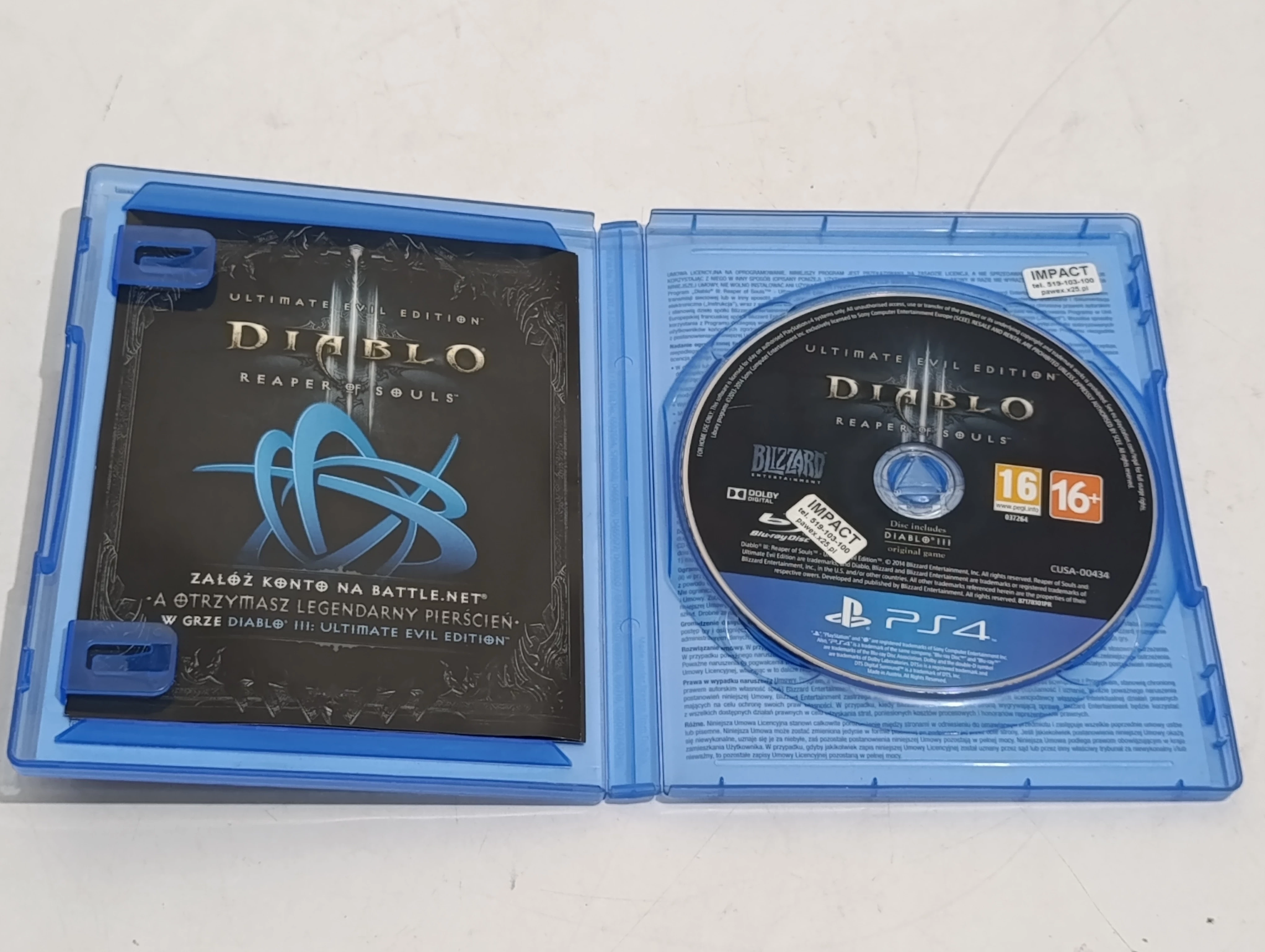 GRA PS4 DIABLO 3 REAPER OF SOULS ULTIMATE EVIL EDITION | Gry na konsole ...