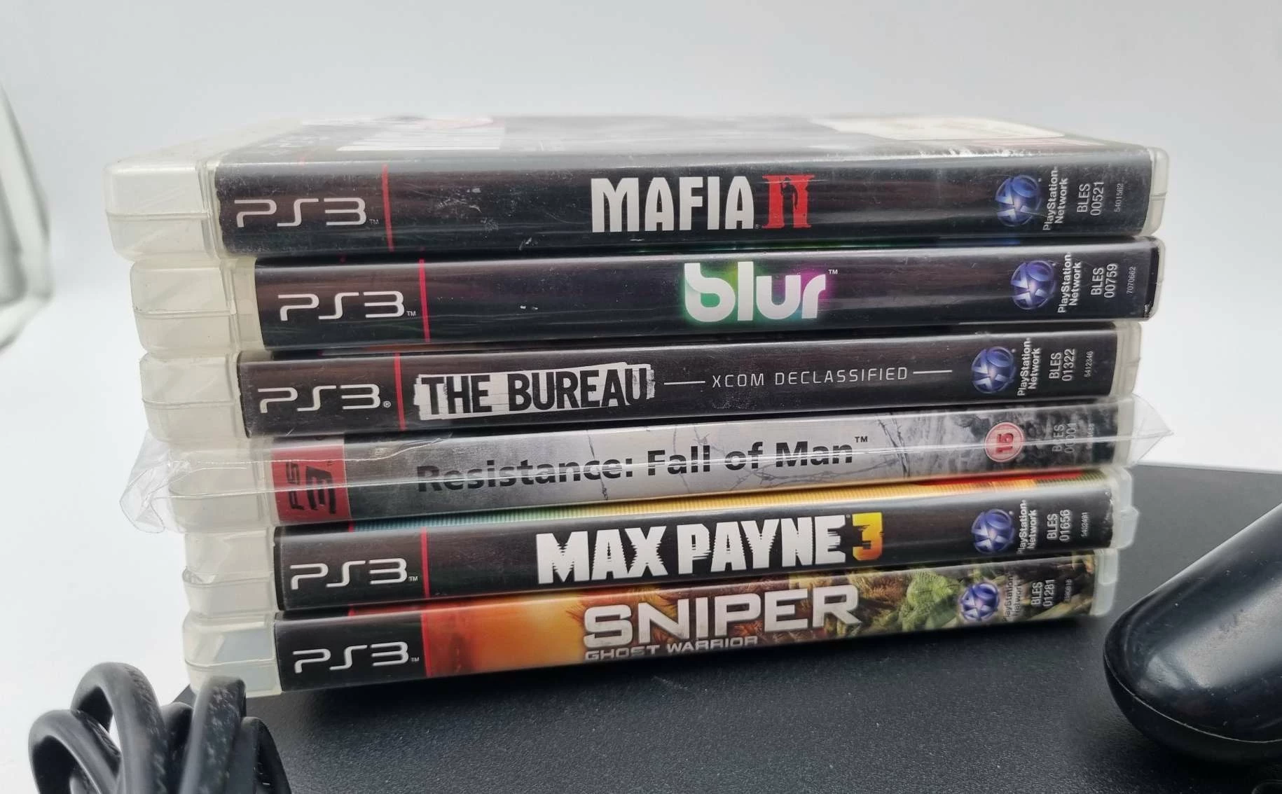 konsola-ps3-slim-cech-3003b-320gb-gry-2x-pad-okablowanie-waga-produktu-320