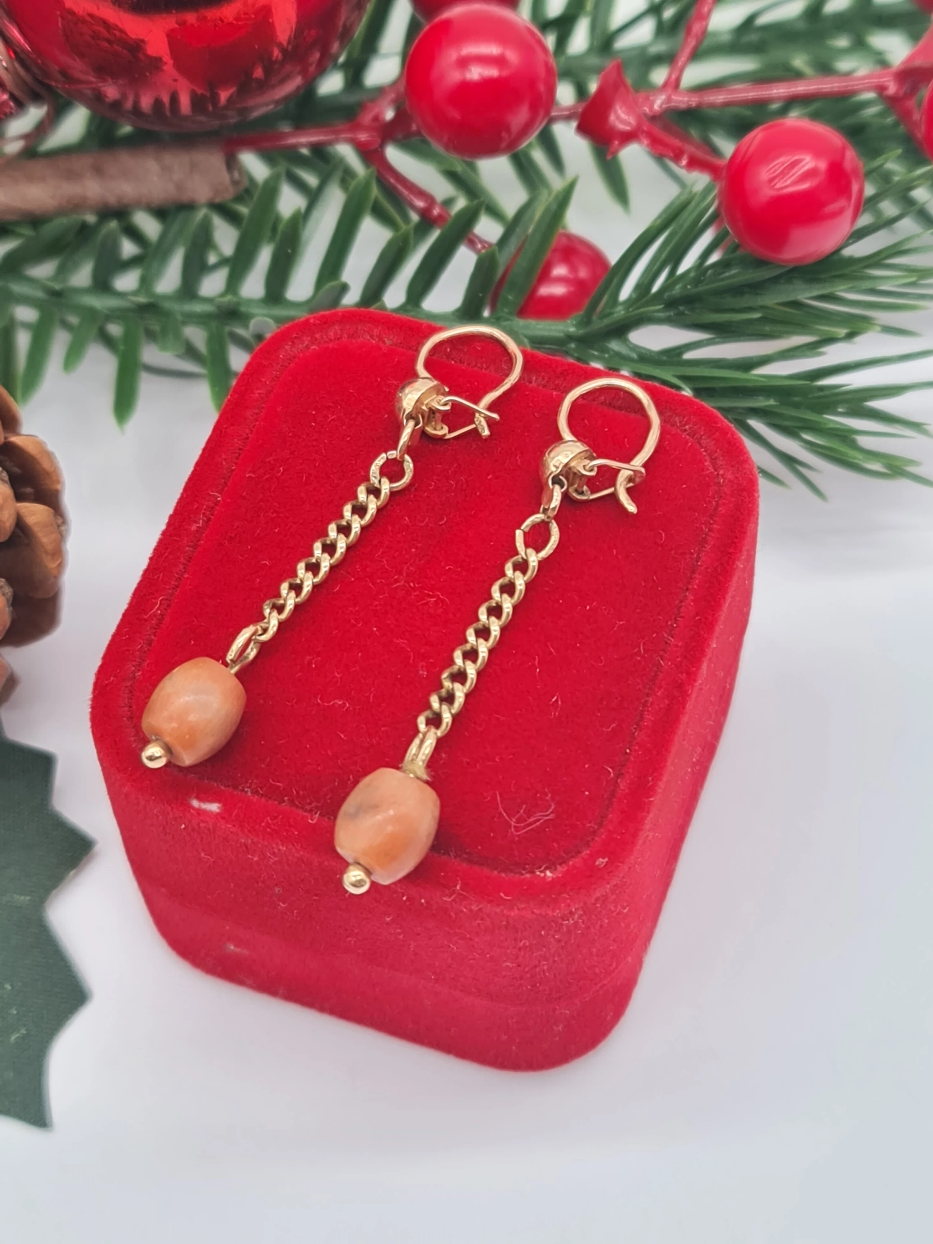 zlote-kolczyki-z-koralem-583-37g-warszyca-7-radomsko-mk