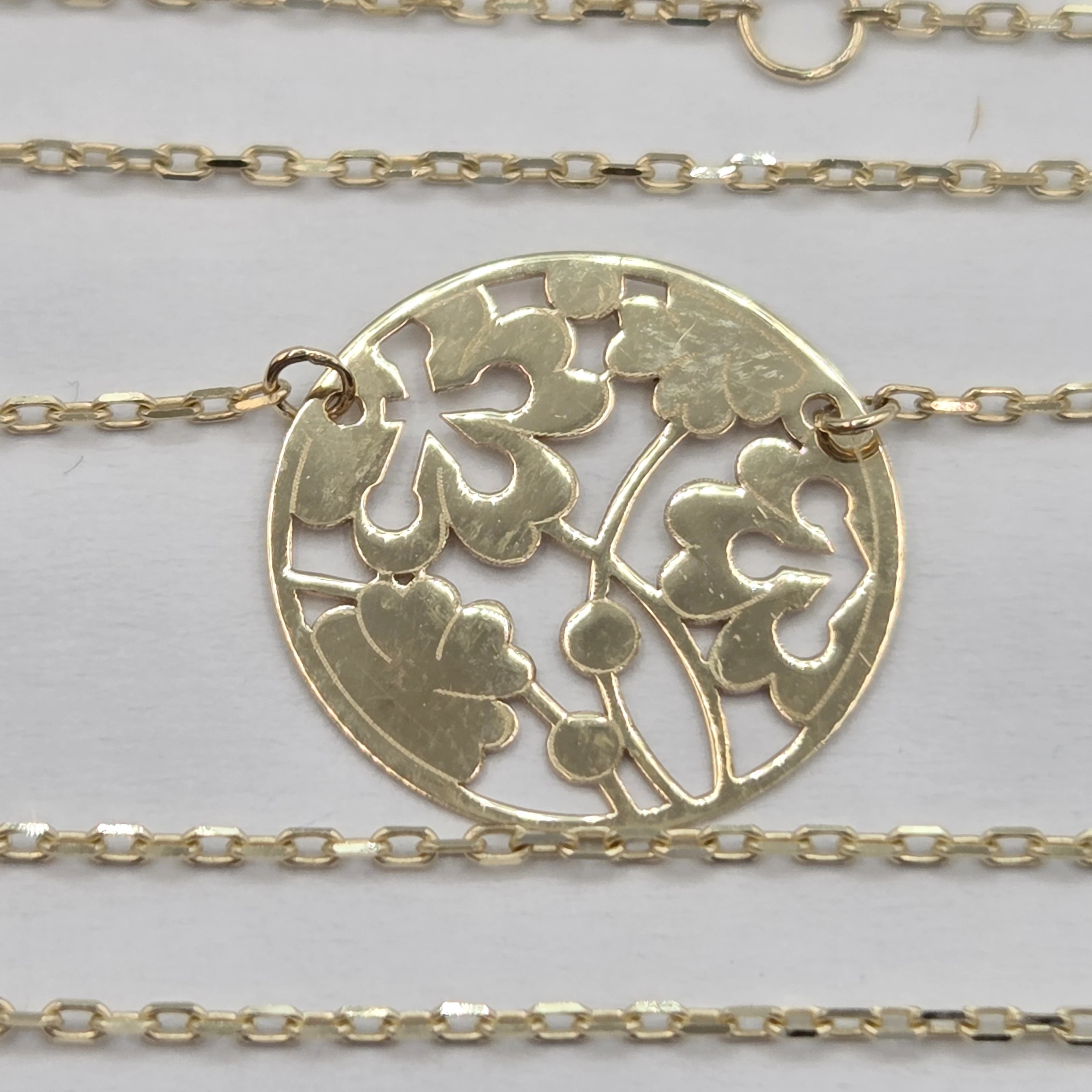 zloty-lancuszek-kwiat-ankier-333-150g-46cm-stan-11323-2