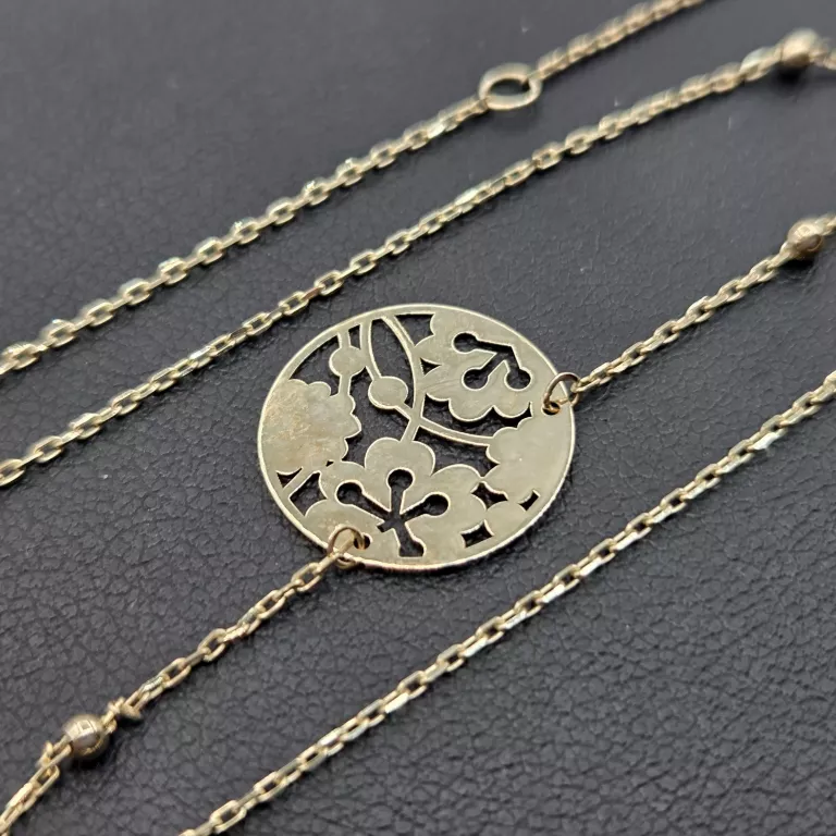 zloty-lancuszek-kwiat-ankier-333-150g-46cm-waga-348