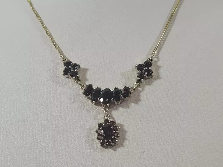 zloty-naszyjnik-kolia-granat-333-41cm-stan-11323-2