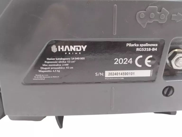 pila-lancuchowa-spalinowa-handy-prime-rg5318-b4-27-km-450mm-rok-2024-stan-11323-2