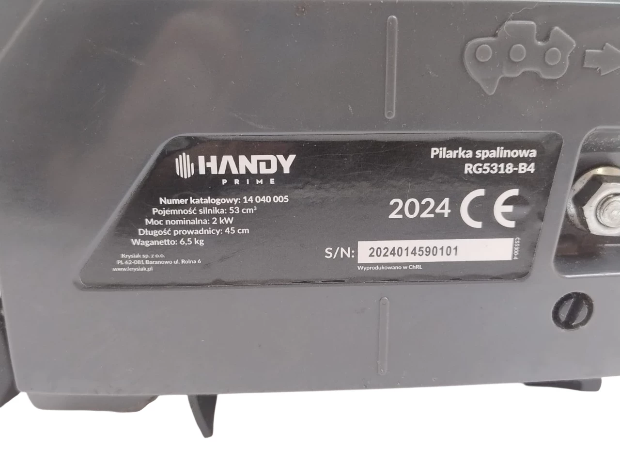 pila-lancuchowa-spalinowa-handy-prime-rg5318-b4-27-km-450mm-rok-2024-stan-11323-2