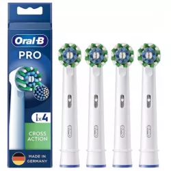 4X KOŃCÓWKA DO SZCZOTECZKI ORAL-B EB50RX CROSS ACTION PRO WHITE