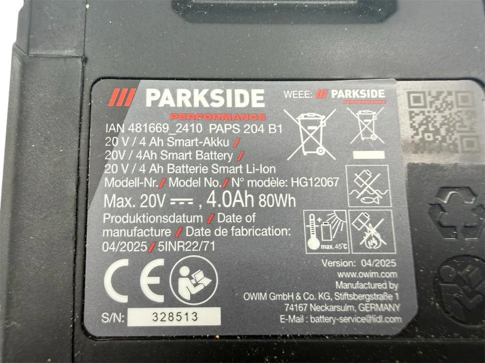 inteligentny-akumulator-20-v-parkside-performance-paps-204-b1-4-ah-kod-producenta-paps-204-b1