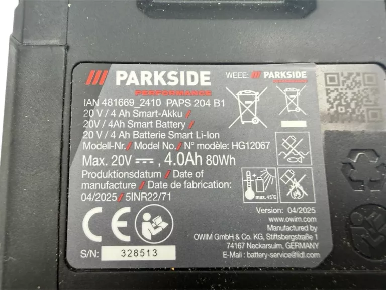 inteligentny-akumulator-20-v-parkside-performance-paps-204-b1-4-ah-kod-producenta-paps-204-b1