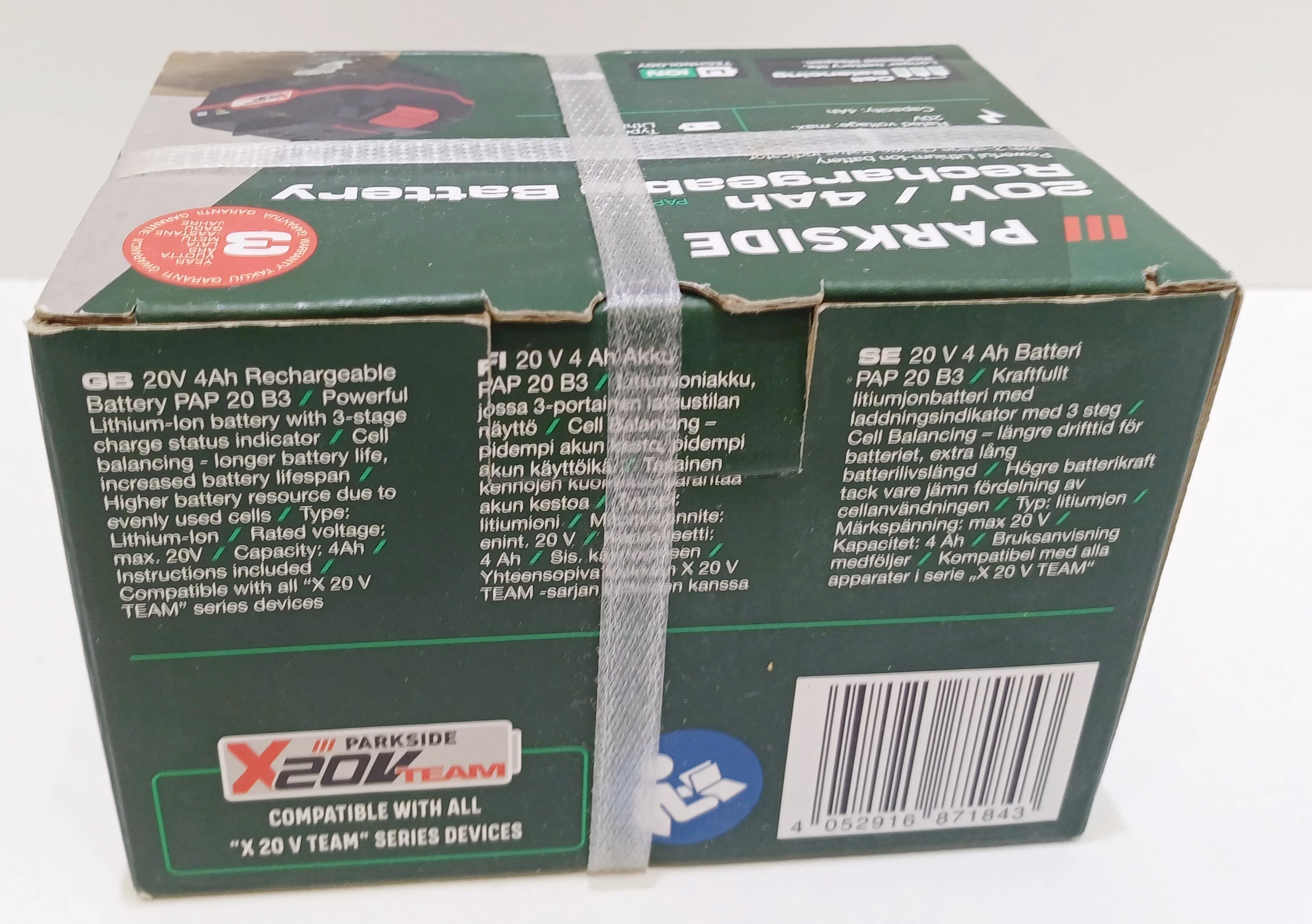 akumulator-parkside-20v-4ah-pap-20-b3-ean-gtin-4052916311653