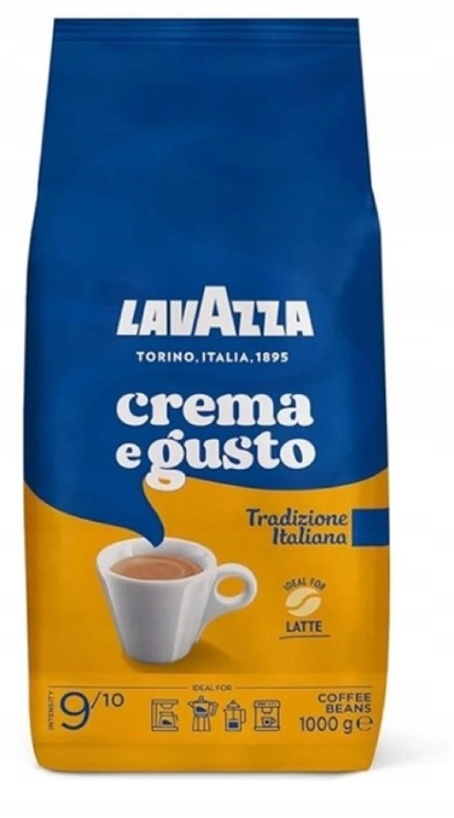 kawa-ziarnista-mieszana-lavazza-crema-e-gusto-tradizione-1000-g-wojanowska-13-wroclaw