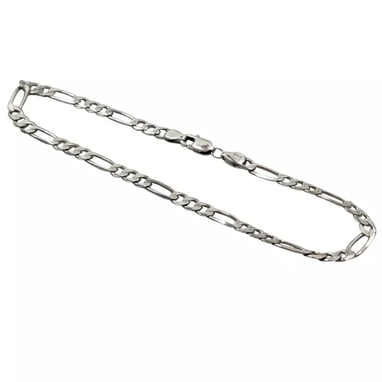 piekna-srebrna-bransoletka-figaro-18cm-256g-rodzaj-2205-2