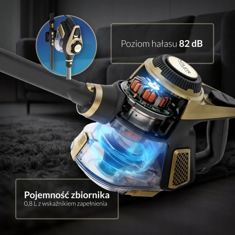 odkurzacz-pionowy-bezworkowy-adler-light-gold-700-w-z-turboszczotka-led-3w-moc-80000