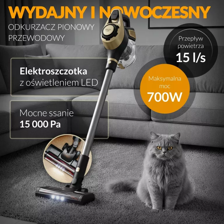 odkurzacz-pionowy-bezworkowy-adler-light-gold-700-w-z-turboszczotka-led-3w-ean-gtin-6921143158509