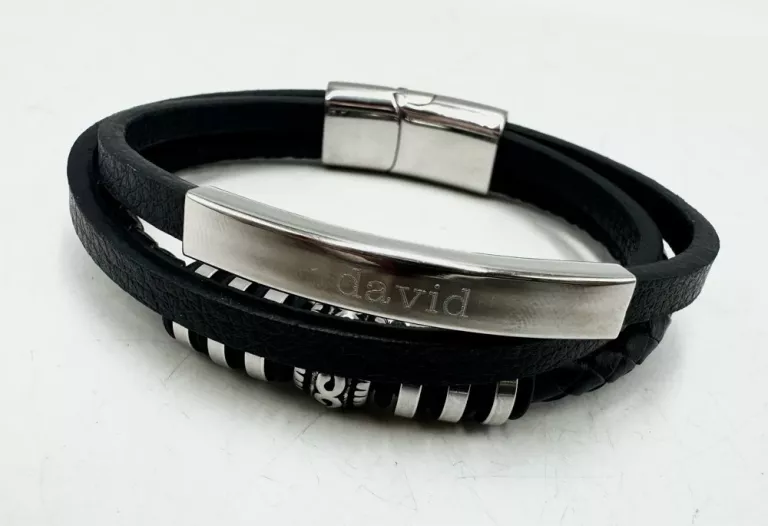 personalizowana-bransoletka-meska-skorzana-david-ean-gtin-5907426175303