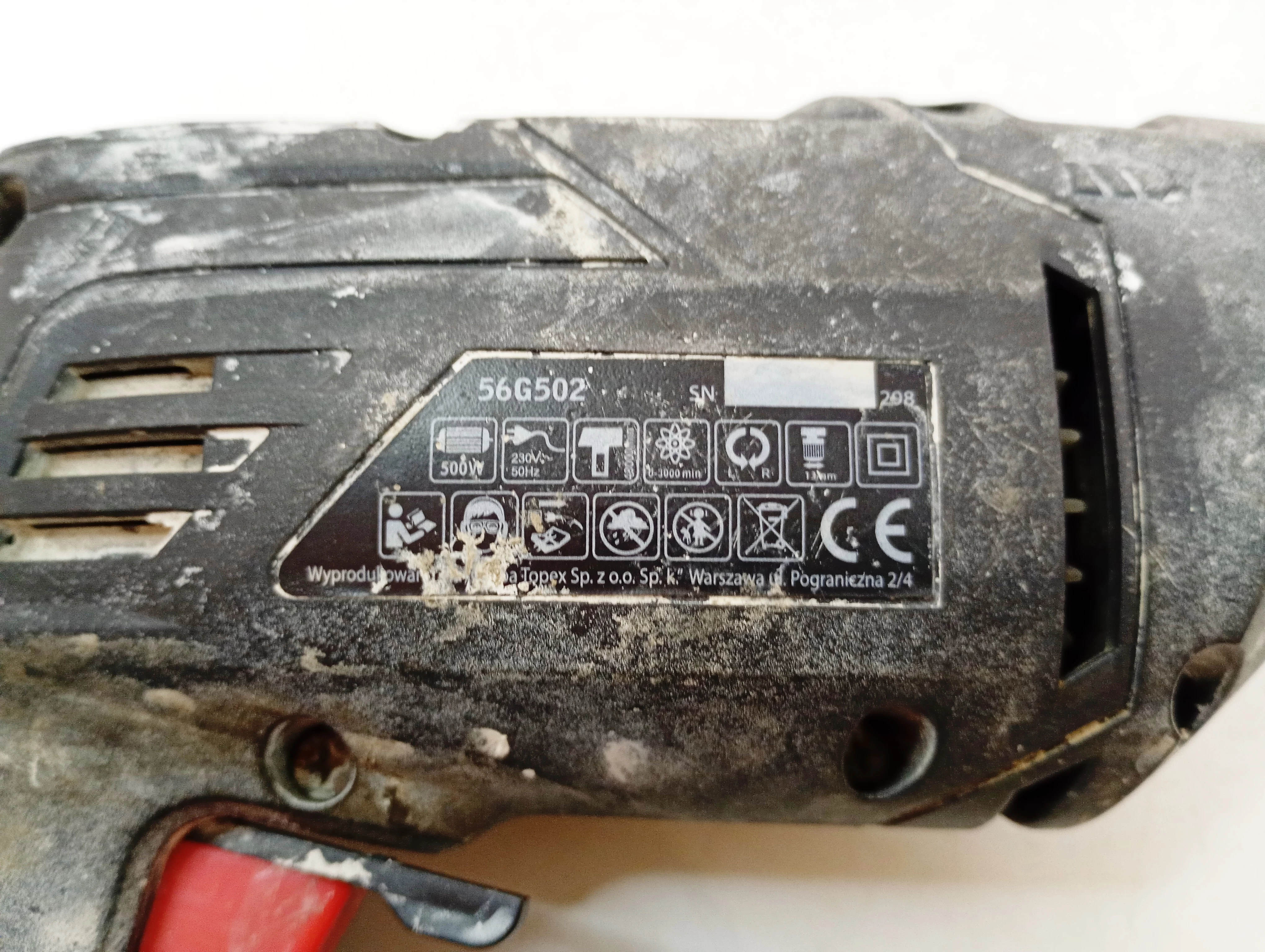 wiertarka-udarowa-topex-56g502-500w-stan-11323-2