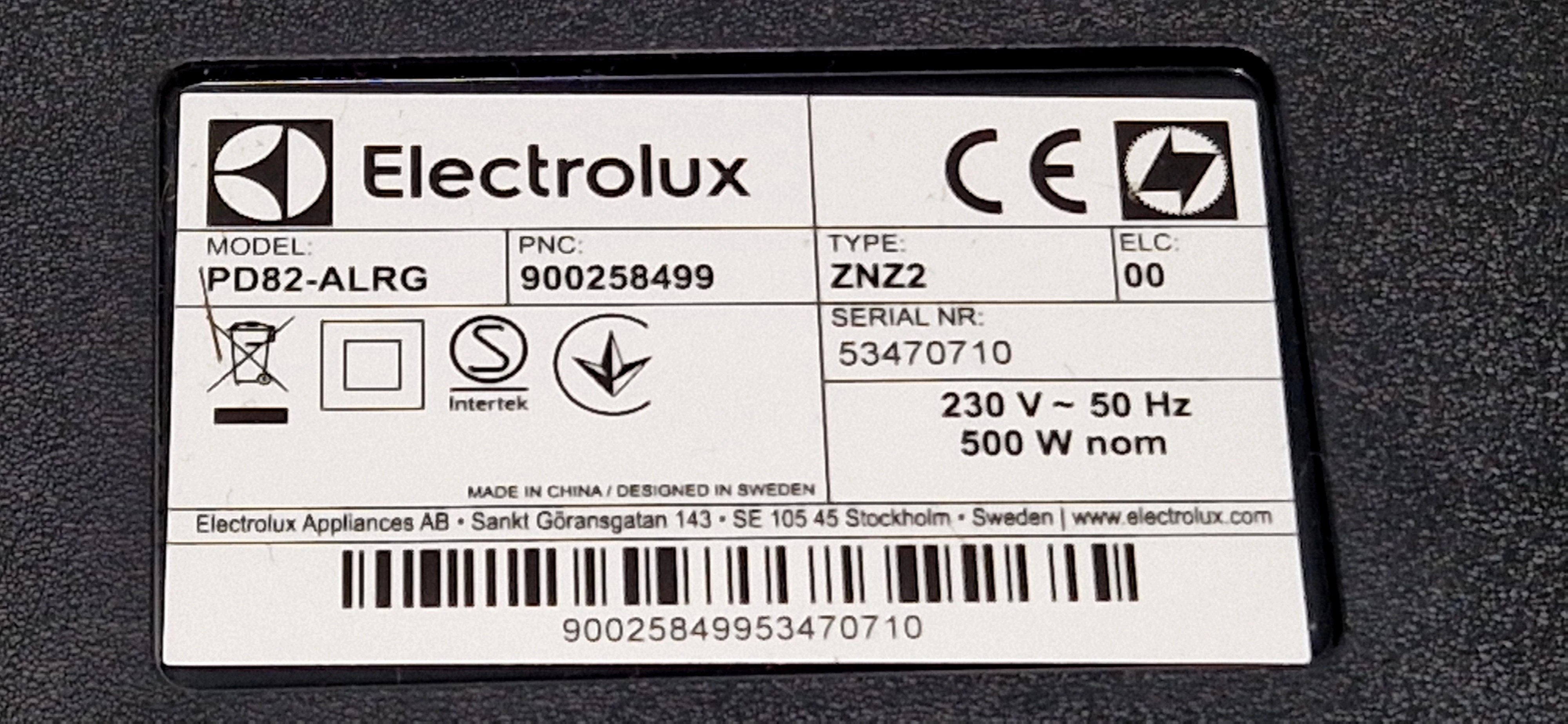 odkurzacz-elekrolux-silence-pd82-alrg-stan-bdb-bardzo-cichy-kod-producenta-pd82-alrg