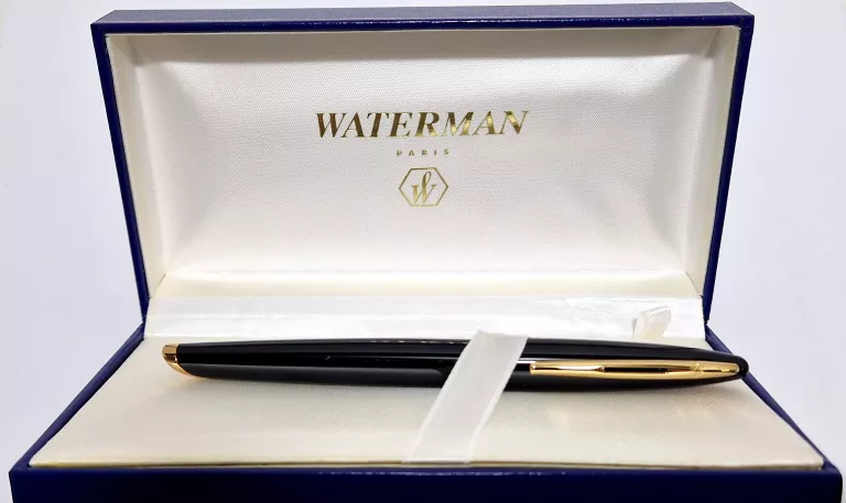 pioro-waterman-carene-black-gt-zlota-stalowka-pr750-18karat-stan-bdb-ean-gtin-3501170700303