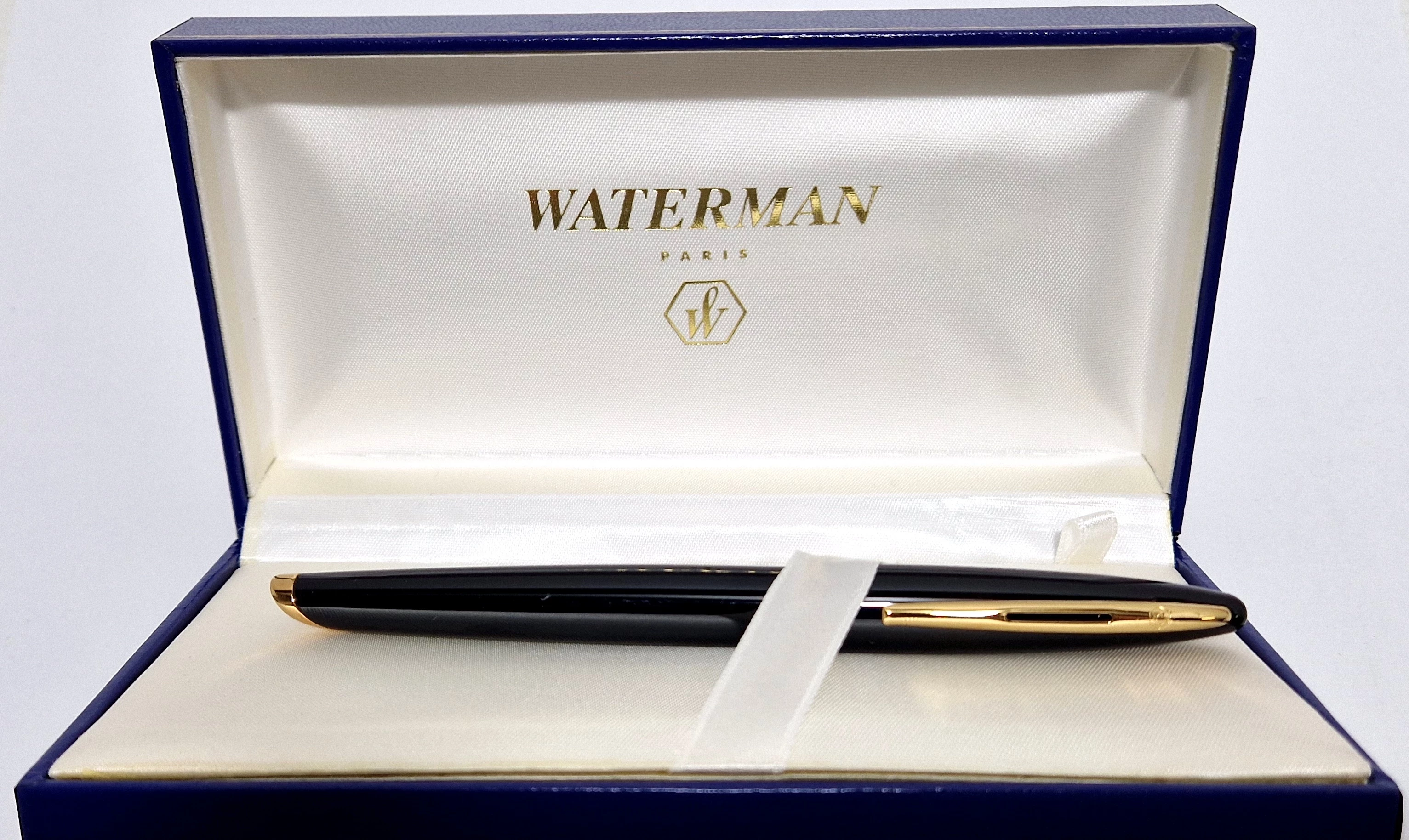 pioro-waterman-carene-black-gt-zlota-stalowka-pr750-18karat-stan-bdb-ean-gtin-3501170700303