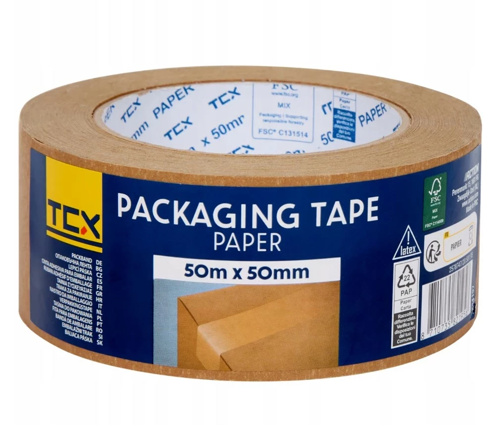 tasma-pakowa-papierowa-ekologiczna-tcx-50m-x-50mm-ean-gtin-8718964142095