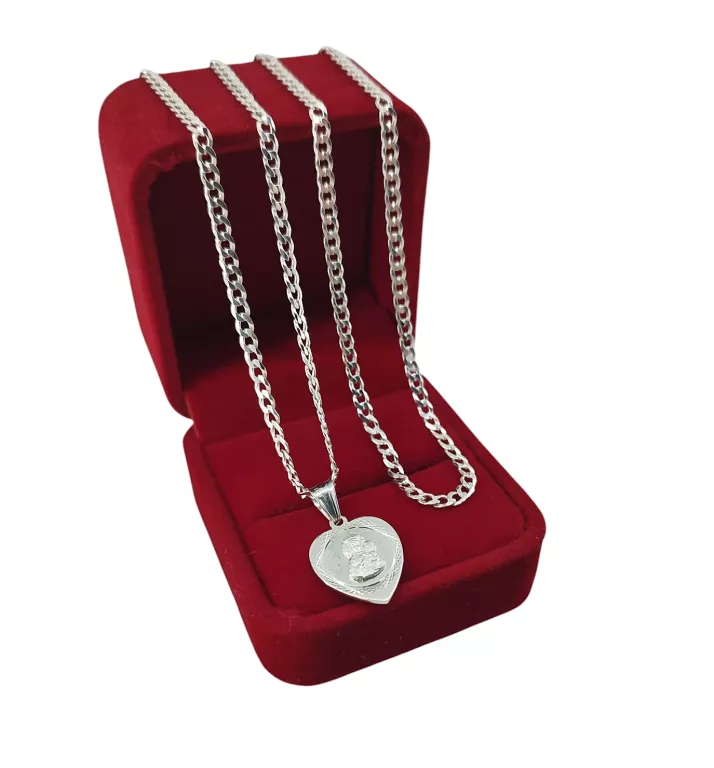 srebrny-lancuszek-z-medalikiem-w-861g-60-cm-stan-11323-2