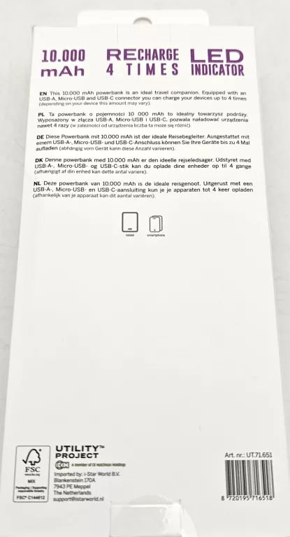 powerbank-10000-mah-utility-project-ean-gtin-8720195716518