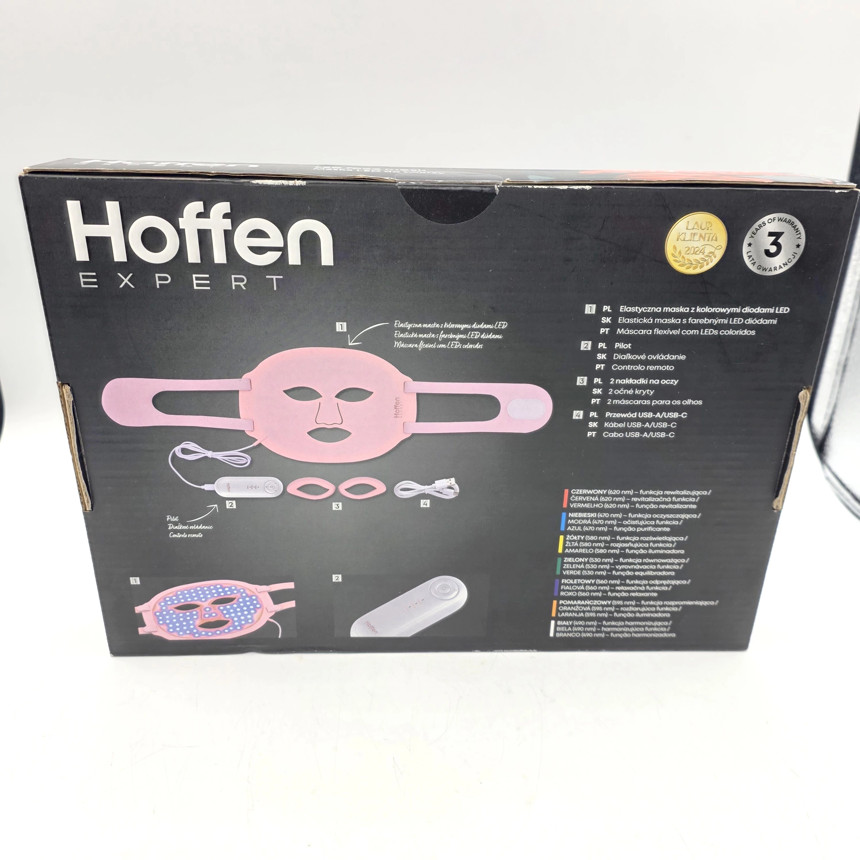 hoffen-expert-maska-led-do-twarzy-lm-5607-ean-gtin-5905118091245