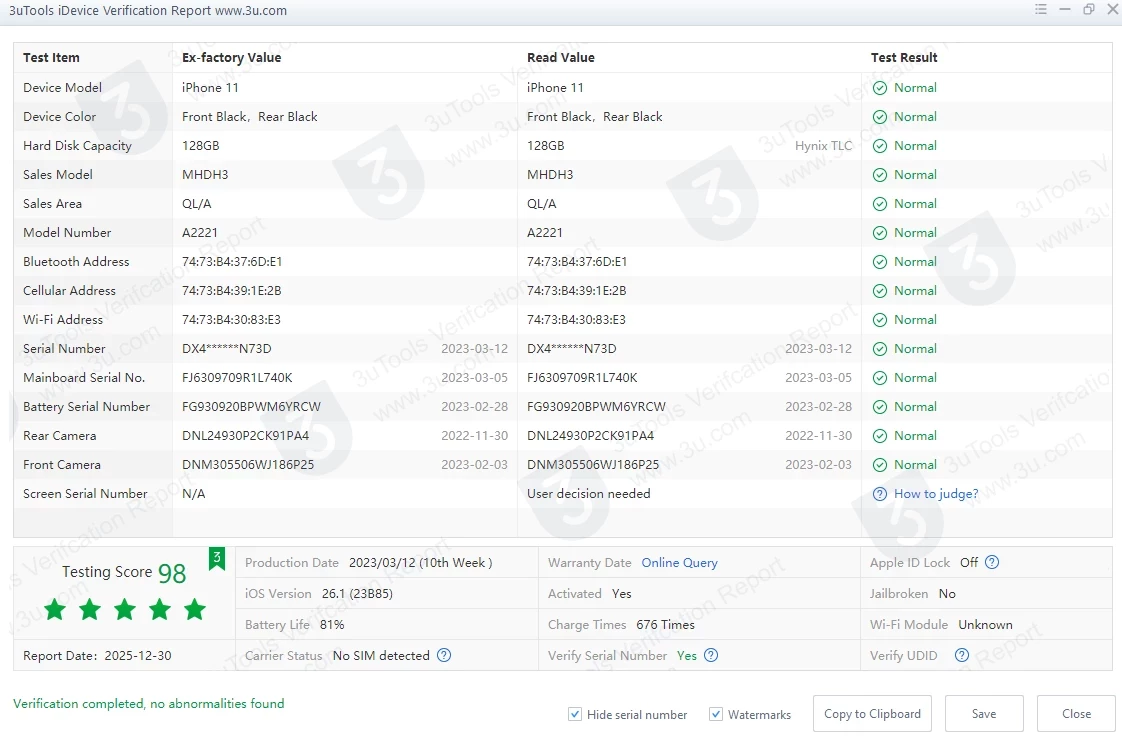 telefon-apple-iphone-11-128gb-61-bat-100-czarny-3110-mah-ean-gtin-0190199220058