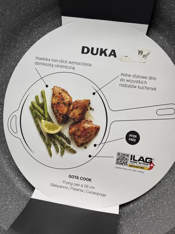 patelnia-tradycyjna-duka-gota-cook-28-cm-aluminiowa-ean-gtin-5901912132887
