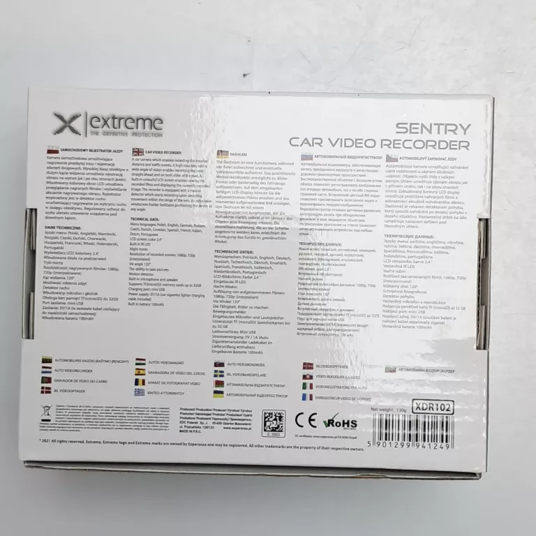 rejestrator-jazdy-extreme-sentry-xdr102-samochodowy-czarny-stan-11323-2