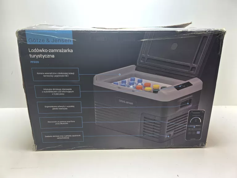 lodowka-turystyczna-12v-gotze-jensen-pf500-30l-bluetooth-ean-gtin-5904717740707
