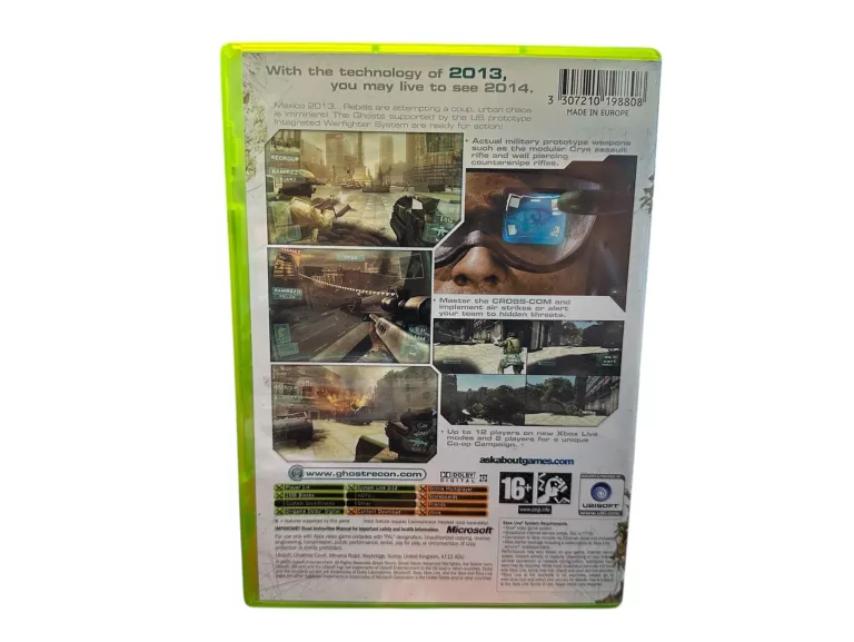 GRA XBOX GHOST RECON ADVANCED WARFIGHTER