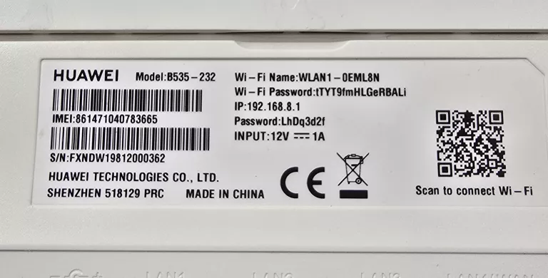 ROUTER HUAWEI 4G ROUTER 3 PRO B535-232!