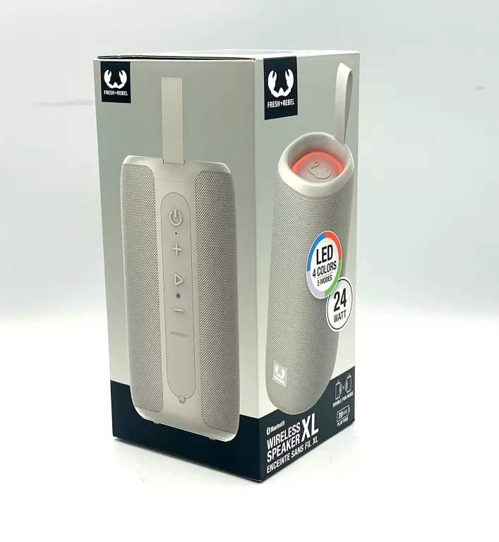 GŁOŚNIK PRZENOŚNY FRESH 'N REBEL XL SZARY 24 W