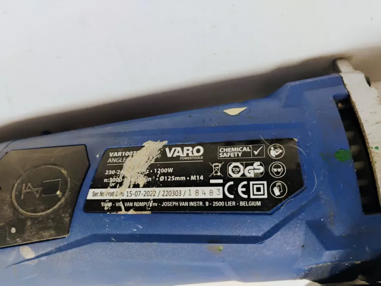 SZLIFIERKA VARO 1007 1200W