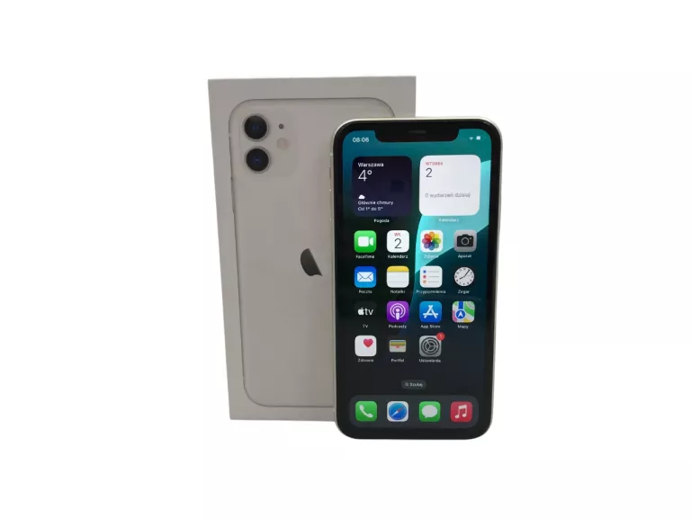 TELEFON APPLE IPHONE 11 64GB 6,1" BAT. 86% BIAŁY