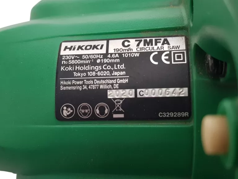 PIŁA TARCZOWA HIKOKI 7 C7MFA 1010W 190MM