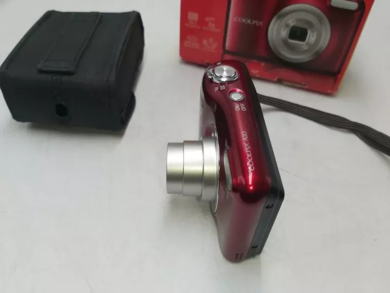 APARAT NIKON COOLPIX A10 BDB, ETUI, PUDEŁKO!!!