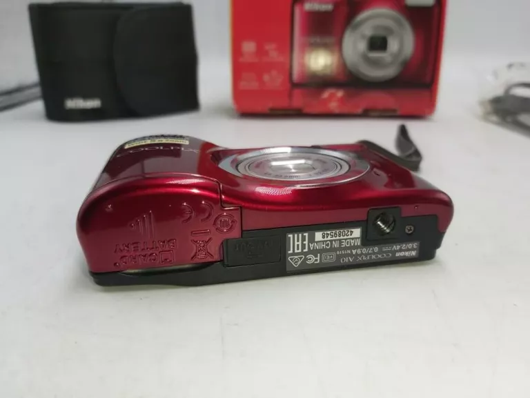APARAT NIKON COOLPIX A10 BDB, ETUI, PUDEŁKO!!!