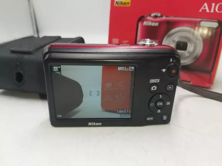 APARAT NIKON COOLPIX A10 BDB, ETUI, PUDEŁKO!!!