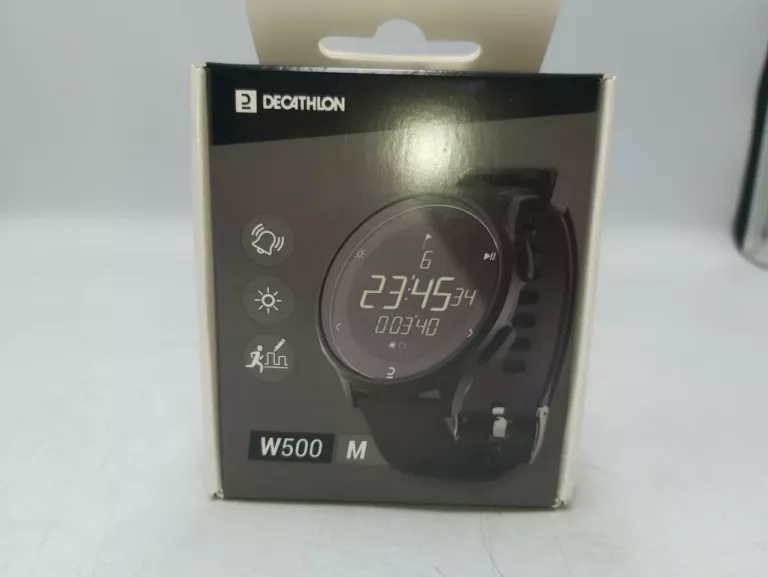 ZEGAREK DECATLON W500 M IDEAŁ, KOMPLET!