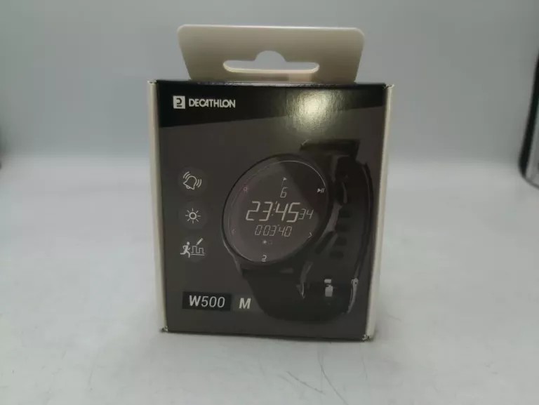 ZEGAREK DECATLON W500 M IDEAŁ, KOMPLET!