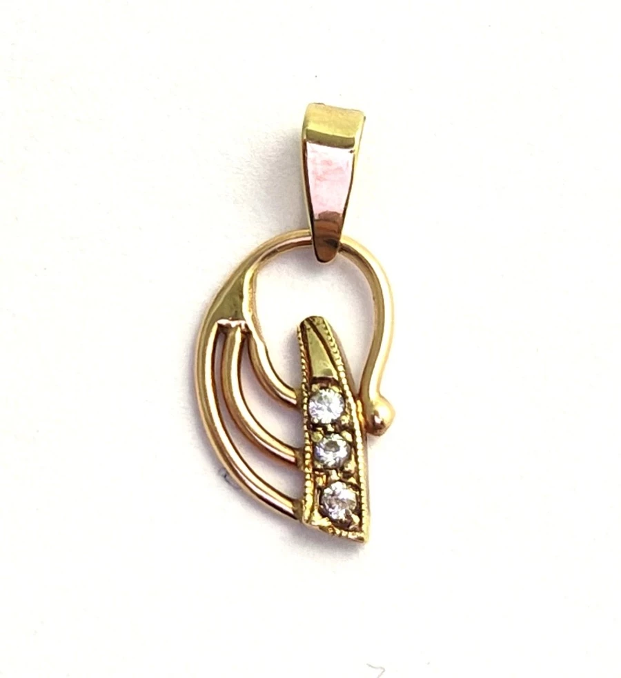 wyrob-jubilerski-uzywany-zlota-zawieszka-3-cyrkonie-072g-pr585-1-go-maja-11a-libiaz