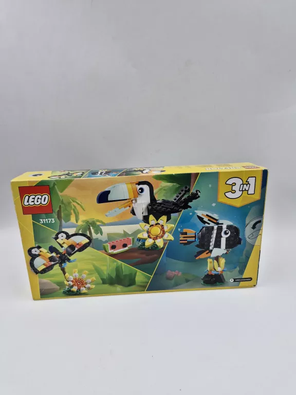 lego-31173-creator-3w1-dzikie-zwierzeta-tropikalny-tukan-klocki-ean-gtin-5902186685086