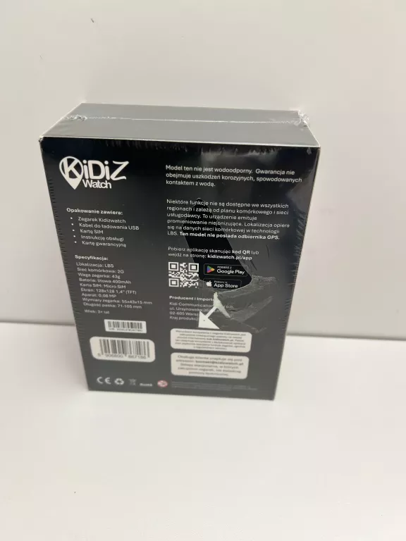 smartwatch-dla-dzieci-kidizwatch-kidiz-fiber-rozowy-ean-gtin-5906800867186
