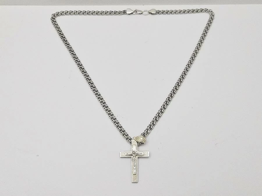 srebrny-lancuszek-z-krzyzykiem-2772g-p925-dl50cm-stan-11323-2