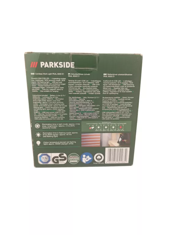parkside-reflektor-paal-6000-e1-ean-gtin-4066627493003