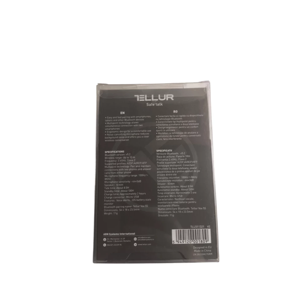 sluchawka-tellur-vox-55-ean-gtin-5949120001809