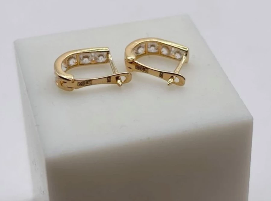 zlote-kolczyki-z-kamyczkami-pr-585-08-g-material-15835-2