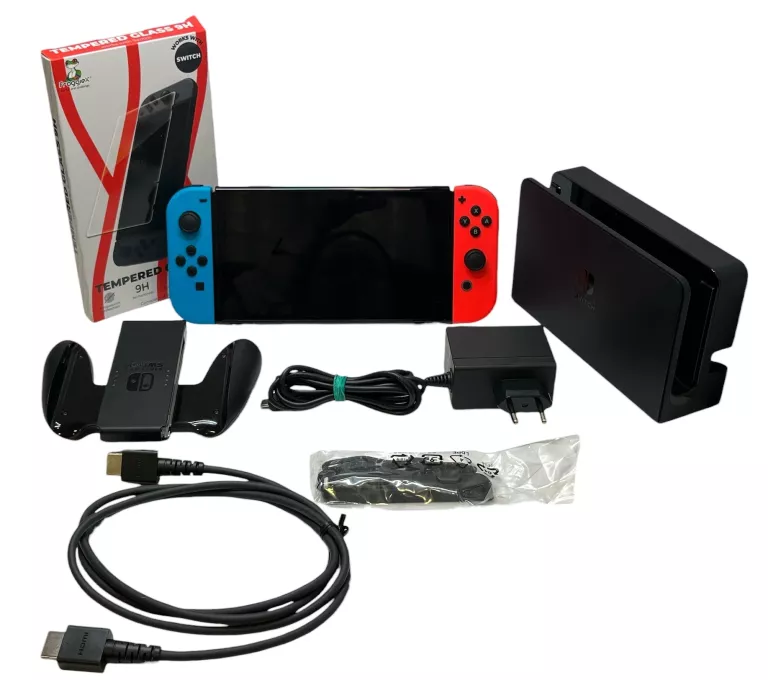 nintendo-switch-oled-heg-001-szklo-hartowane-jak-nowy-kolor-249512-1647428