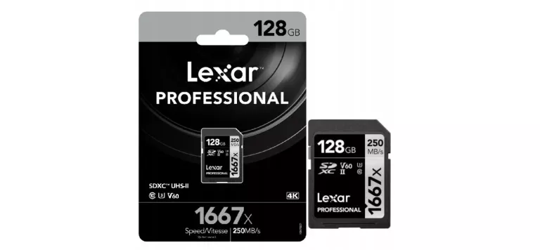 KARTA PAMIĘCI 128GB LEXAR PRO 1667X SDXC UHS-II (V60) R250/W120