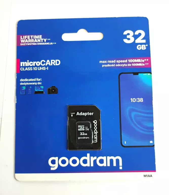 KARTA PAMIĘCI MICROSD 32GB GOODRAM JAK NOWA